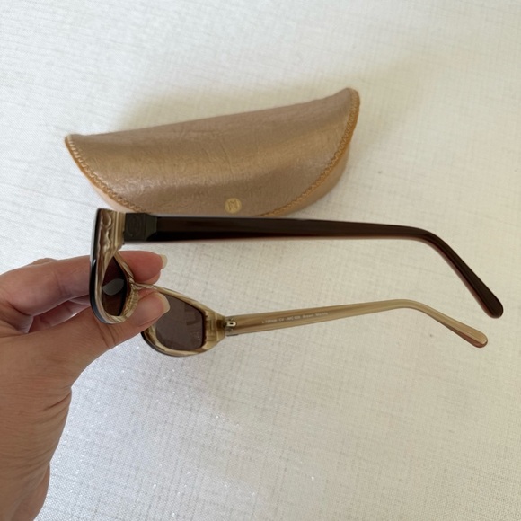 Jessica McClintock Sunglasses Frame JMC528 Women's Brown Marble Sunglasses - Picture 6 of 8